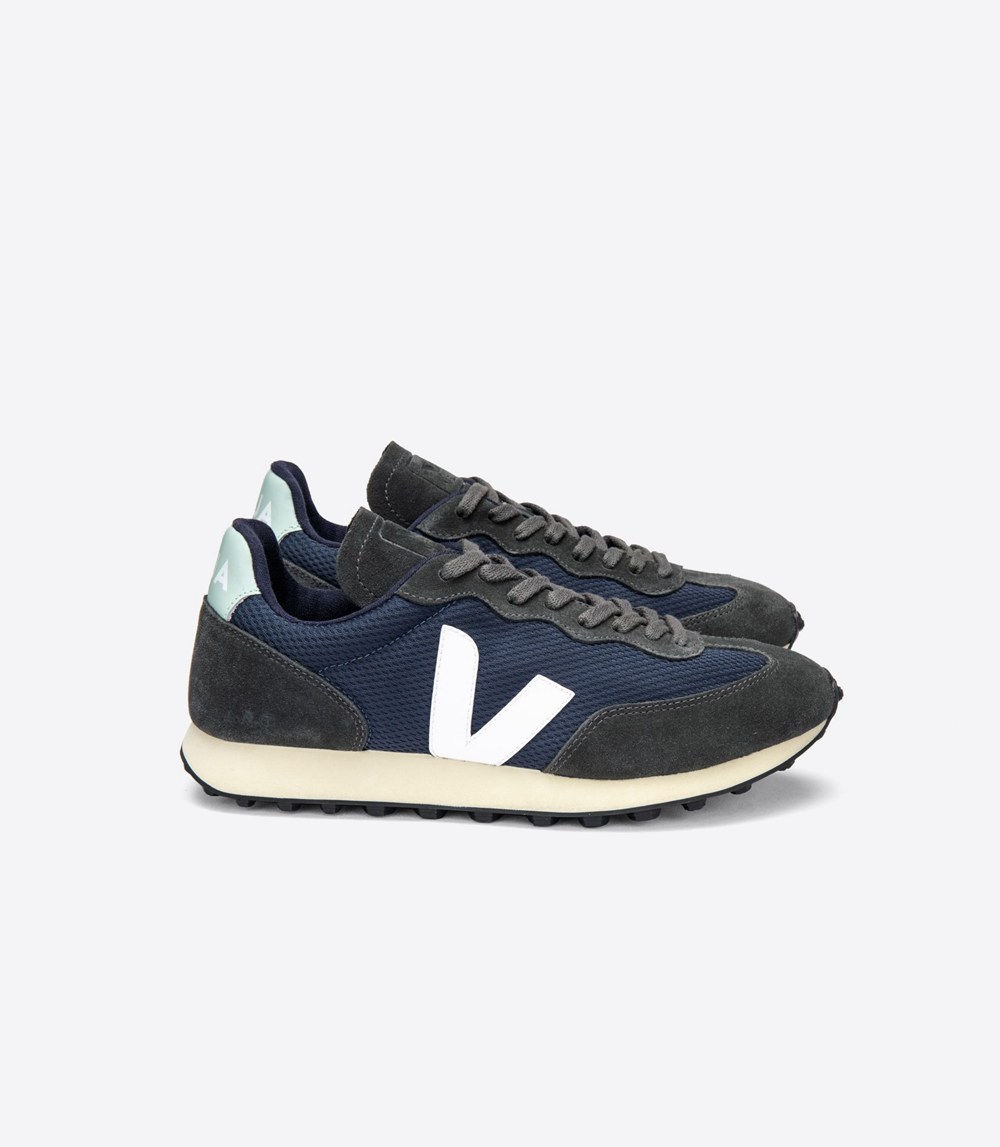 Veja Sneakers Barbati - Rio Branco Alveomesh - Bleumarin/Albi - 7392016-FK